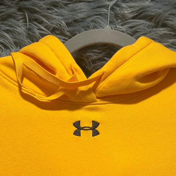 💛 Under Armour Hoodie - Size XS | Color: Golden Yellow - Picture 6 of 7